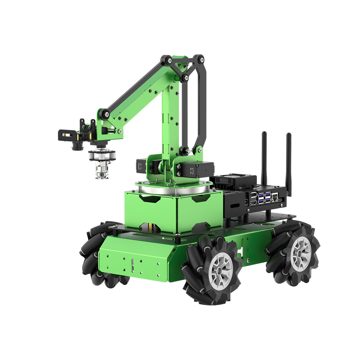 Hiwonder JetMax Pro JETSON NANO Robot Arm with Mecanum Wheel Chassis/ Electric Sliding Rail Support ROS Python Hiwonder JetMax Pro JETSON NANO Robot Arm with Mecanum Wheel Chassis/ Electric Sliding Rail Support ROS Python